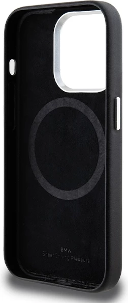 Mbështjellës BMW Signature Wrapped Metal MagSafe për iPhone 14 Pro, i zi
