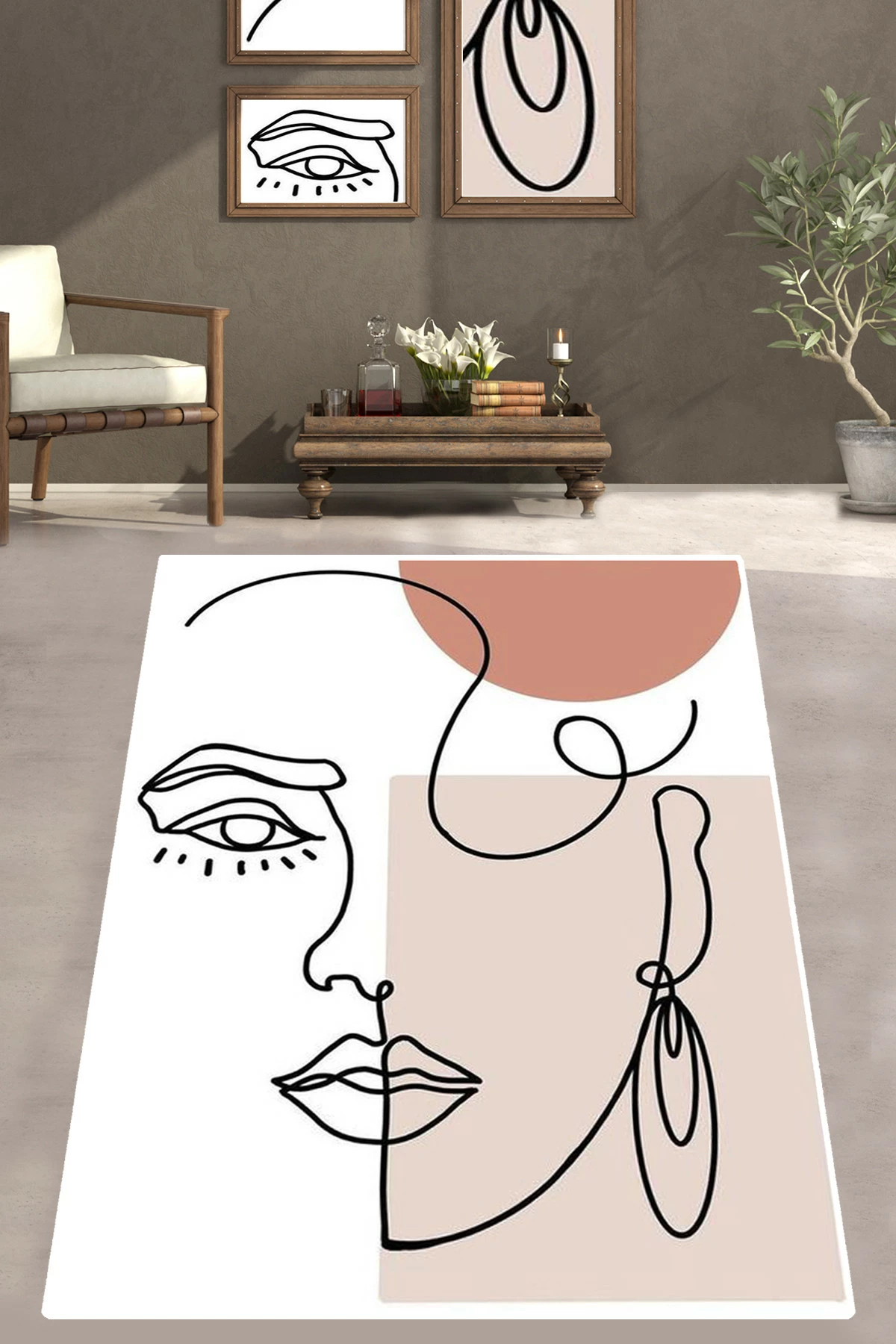 Qilim për korridor, Conceptum Hypnose, Silueta Djt, 80x100cm