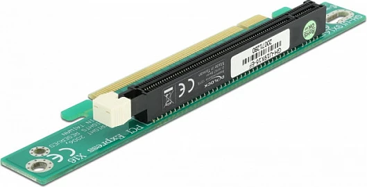 Kartë riser PCIe x16 DeLOCK, 90°, 1U, për kasë 19"