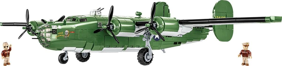 Set ndërtimi Cobi Klocki COBI-5739, B-24D Liberator, 1445 pjesë, Jeshile, me 2 figurina