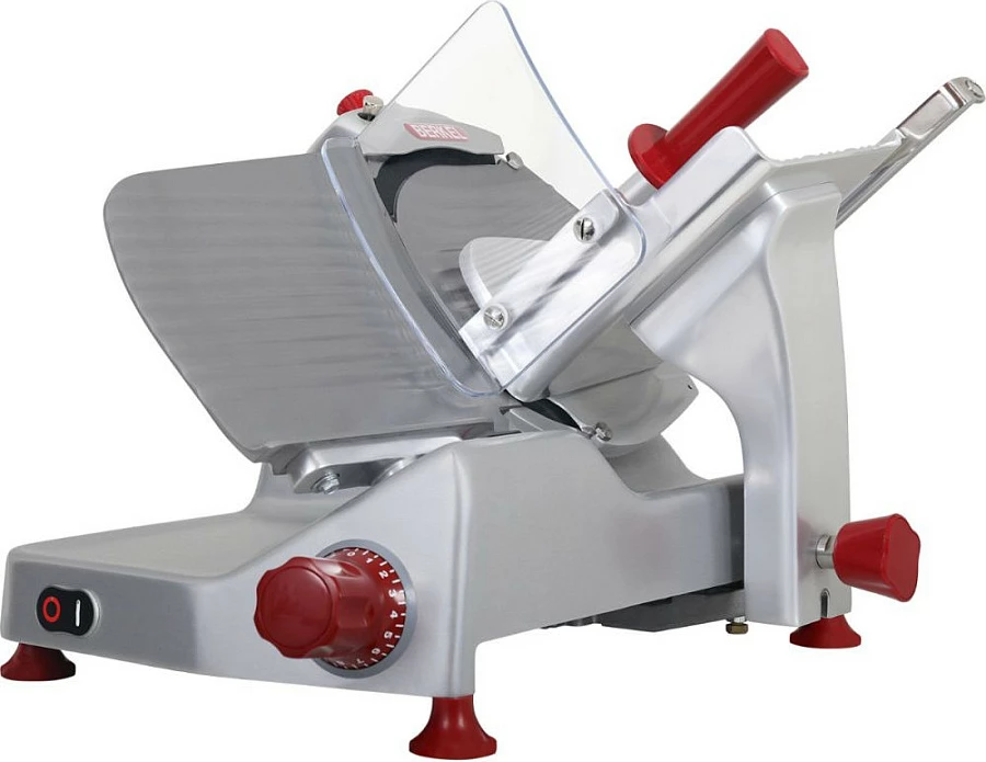 Prerëse elektrike Berkel Pro Line XS25, 25cm, çelik inox, gri/kuqe