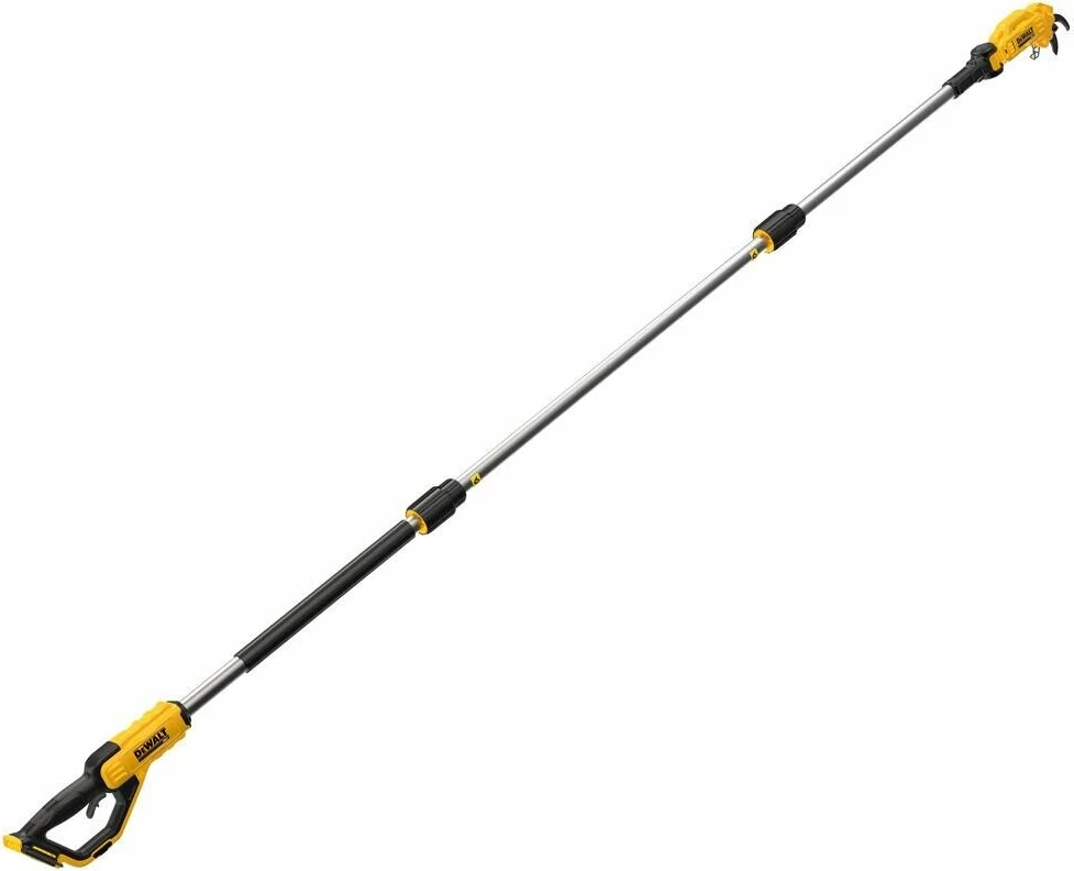 Gërshërë krasitjeje me shtyllë teleskopike DeWalt DCMPP569N-XJ 18V XR 38 mm shtrirje 3 m, pa bateri/karikues, verdhë/zezë