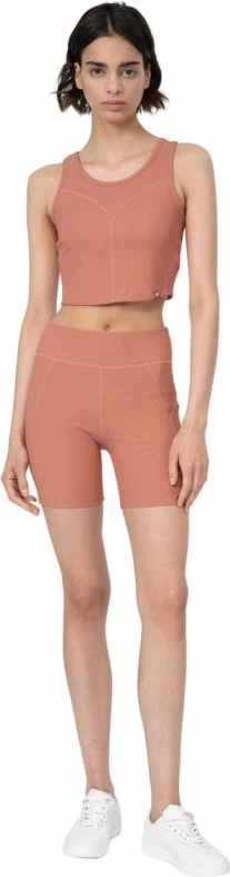 Shorce për femra 4F, ngjyrë somon