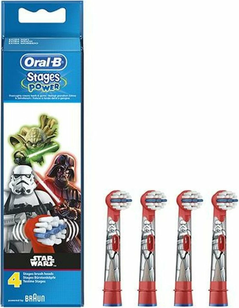 Koka zëvendësuese për brushë elektrike Oral-B EB10 Star Wars, 4 copë