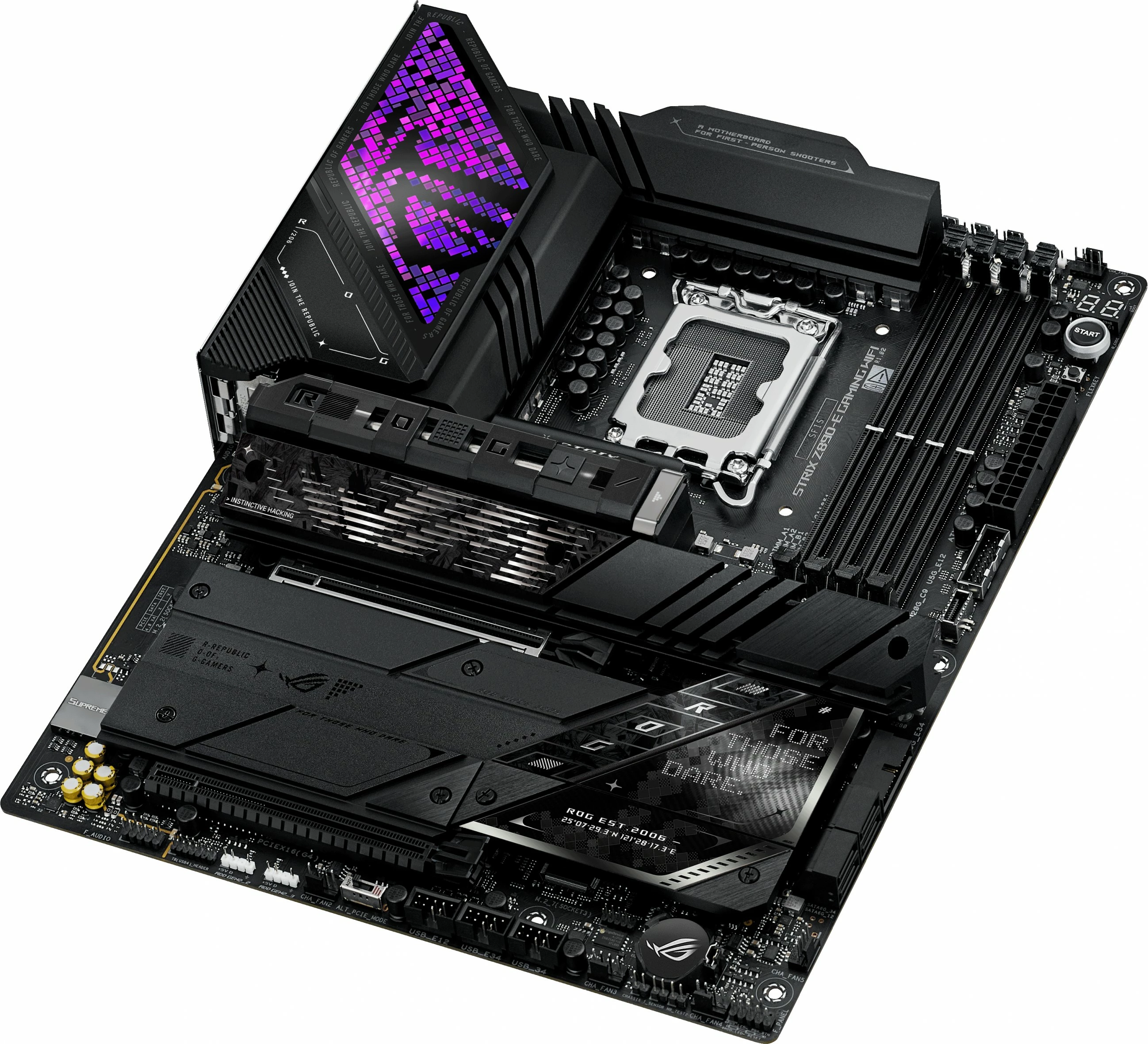 Pllakë amë ASUS ROG STRIX Z890-E GAMING WIFI, Intel, LGA 1851, DDR5, 192 GB