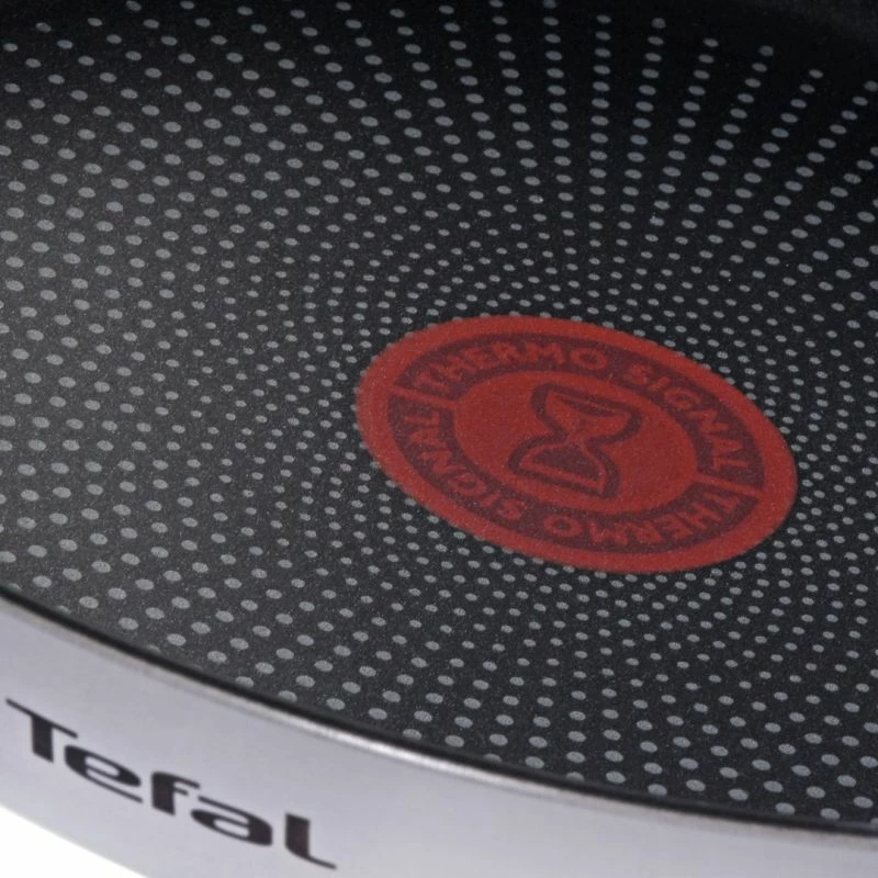 Tiganë Tefal Duetto+ G732S255, inox/zeza, set 2 copë (24/28 cm)