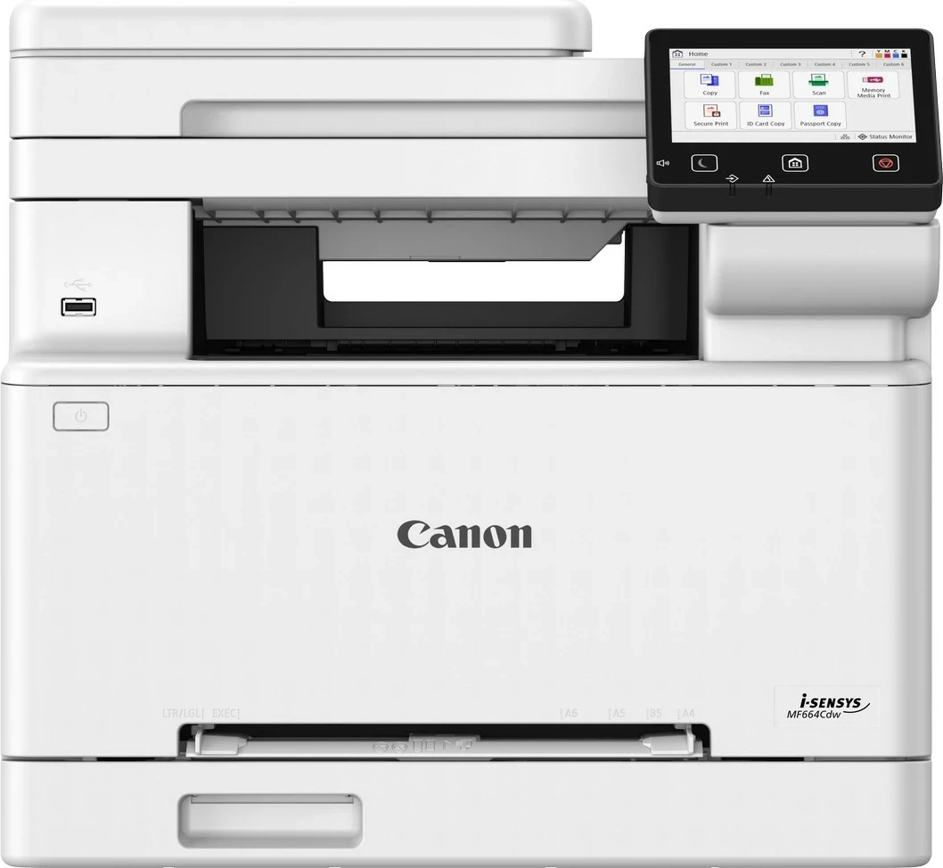 Printer laser Canon i-Sensys MF664Cdw, multifunksional, A4, i bardhë