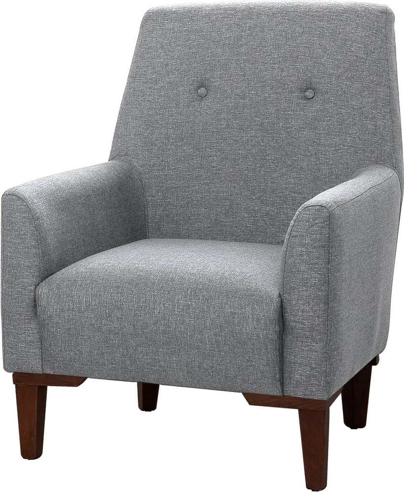 Karrige Wing Atelier del Sofa, gri, këmbë dru arre