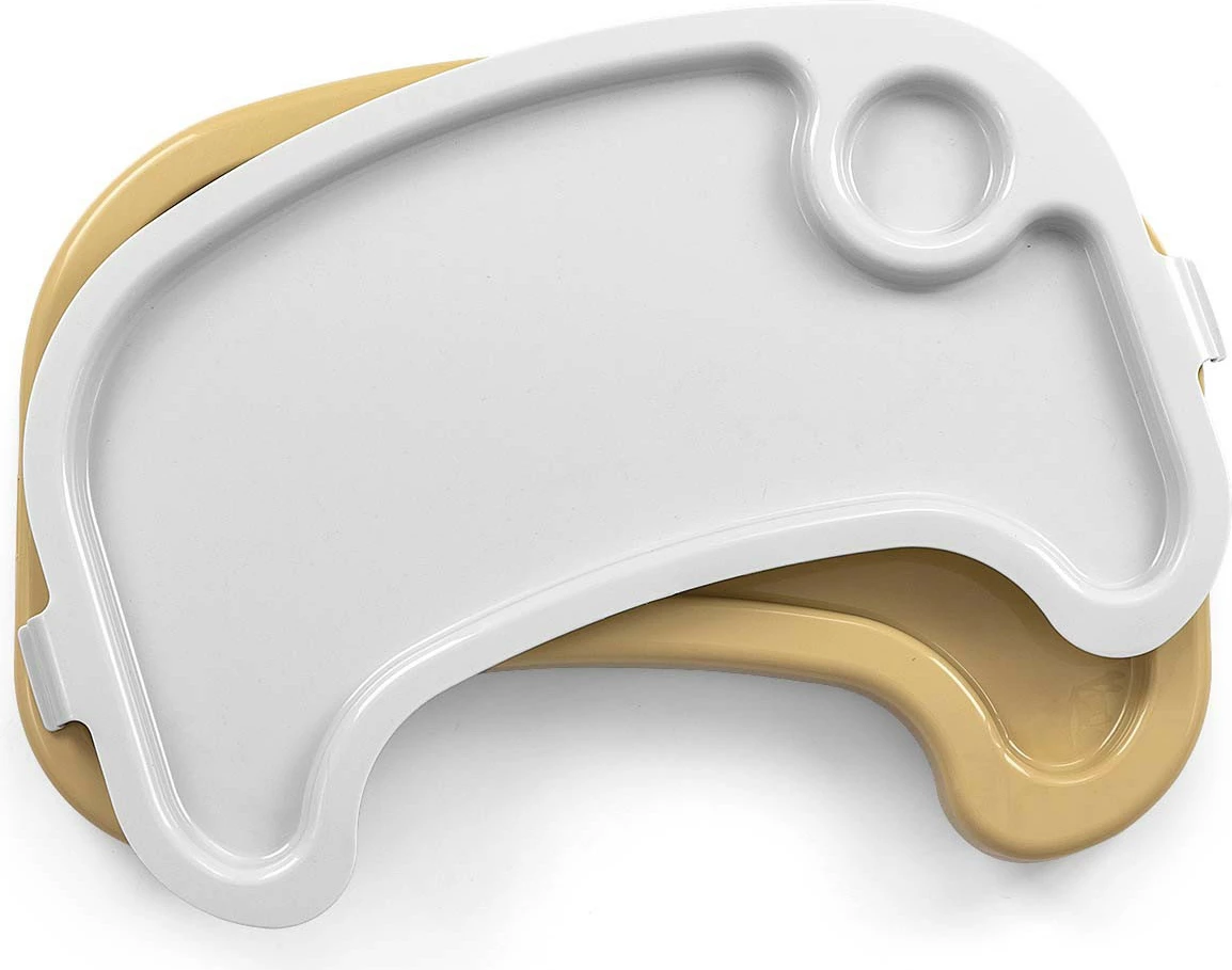 Karrige e lartë ushqimi, Milly Mally, Bueno 3764, rregullim 7 nivele, shpinore me shtrirje, tabaka e heqshme, deri 15 kg, bezhë