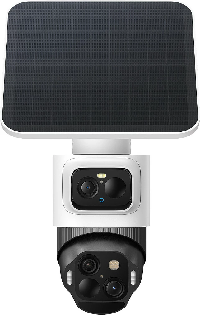 Kamerë sigurie IP Eufy SoloCam S4, 4K, Wi‑Fi, PTZ 360°, 32GB, Solar, IP65, Bardhë/Zi
