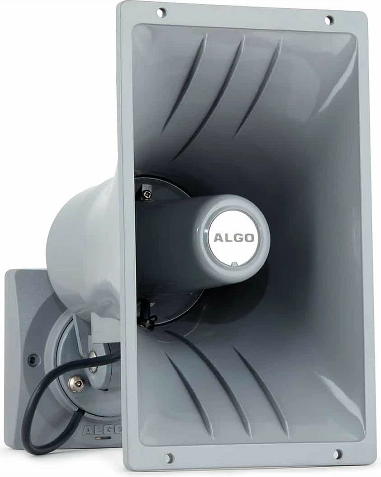 Altoparlant IP horn ALGO 8186, PoE, 8W, SIP, IP66, me kabllo, gri