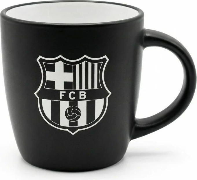 Filxhan qeramike FC Barcelona BC1027, i zi 325ml