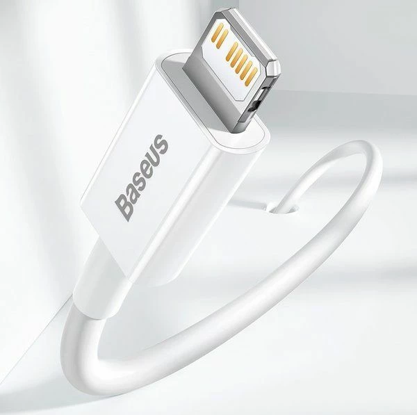 Kabllo USB-C në Lightning Baseus Superior Series CATLYS-C02 20W PD 2 m, e bardhë