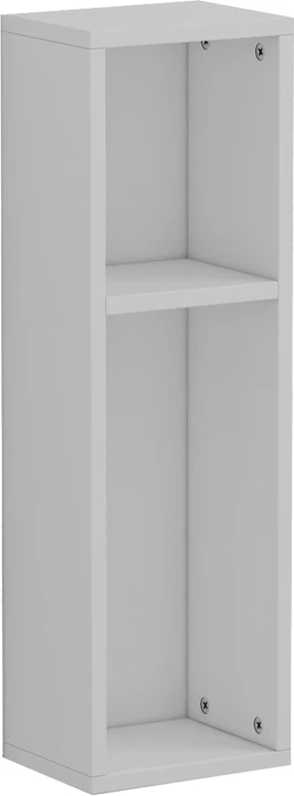 Raft muri, ngjyrë e bardhë, 20x15x65cm