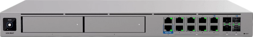 Gateway/Router Ubiquiti UniFi UDM-Beast-EU Dream Machine Beast, 16GB RAM Memorje, 128GB SSD, 1U, 10Gbps, gri