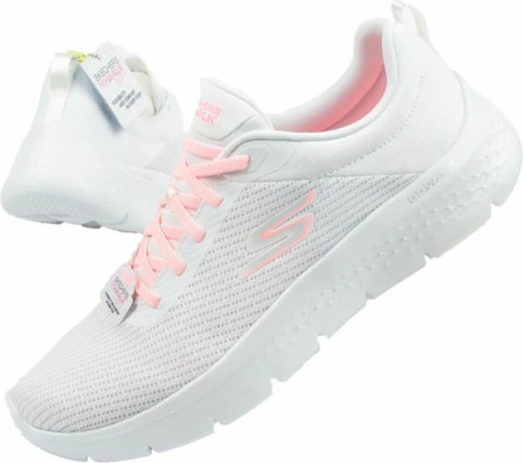 Atlete Skechers Go Walk për femra, të bardha