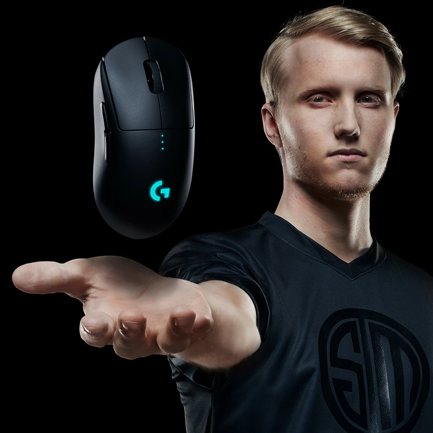 Maus Logitech G PRO Wireless, Ambidextrous, Optik, RF Wireless, 25600 DPI, 1 ms, Ngjyrë e zezë