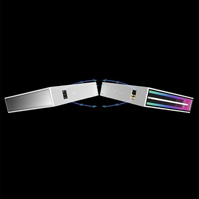 Ventilator kasë Thermaltake SWAFAN INFINITY EX12 ARGB Sync, 120mm, 3 copë, PWM, i bardhë