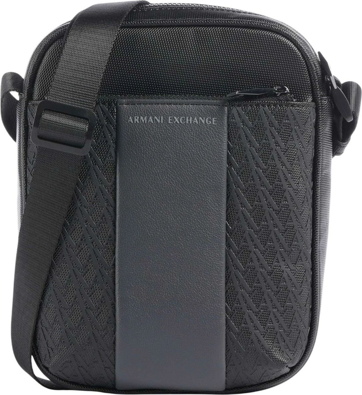 Çantë crossbody për meshkuj Armani Exchange XM003174 AF26691, e zezë-gri
