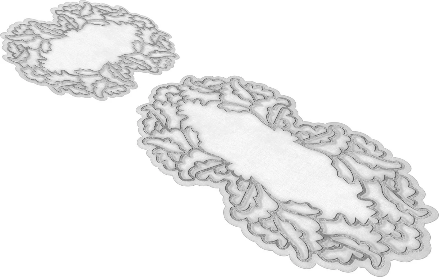 Set tapetash për banjo (2 copë), Mijölnir, gri, 210Fg41215Gr
