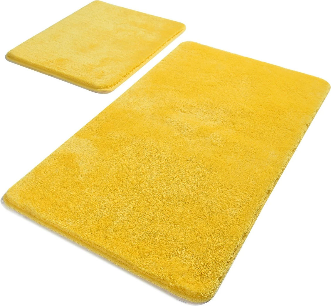 Set tapet banje akrilik (2 copë), Mijolnir, Havai, e verdhë