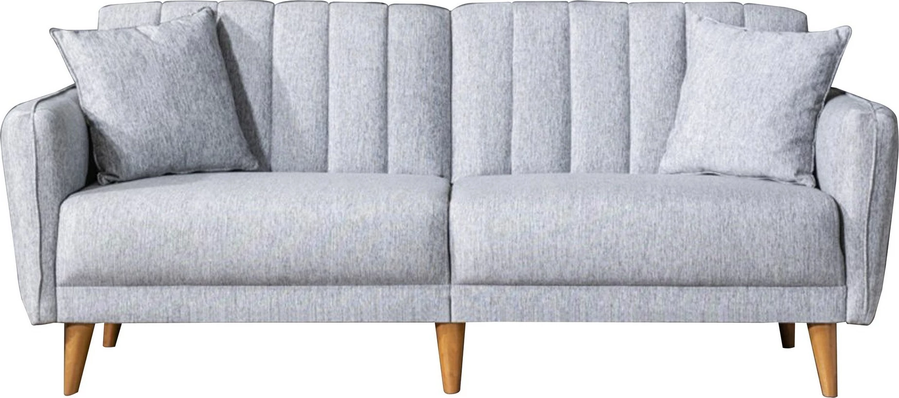 Divan-krevat treshe, ngjyrë gri, Atelier del Sofa