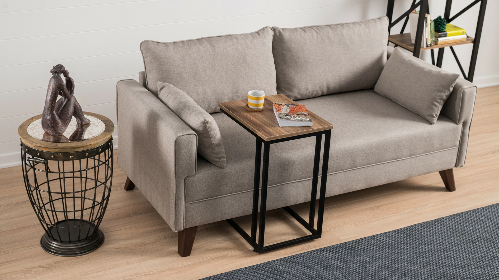 Divan dy ulëshe Atelier del Sofa, Bella, krem