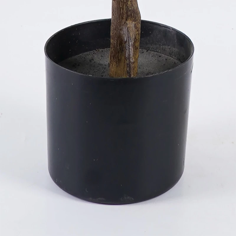 Bimë dekorative artificiale Ficus Lyrata, vazo e zezë, 70x130cm