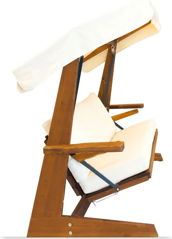 Karrige lëkundëse treshe për kopsht, ngjyrë bezhë, Skye Decor Viva 2400