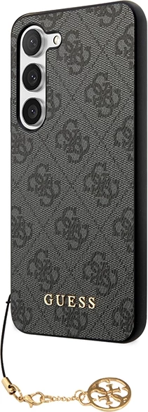 Mbështjellës Guess 4G Charms për Samsung Galaxy S24+, i zi