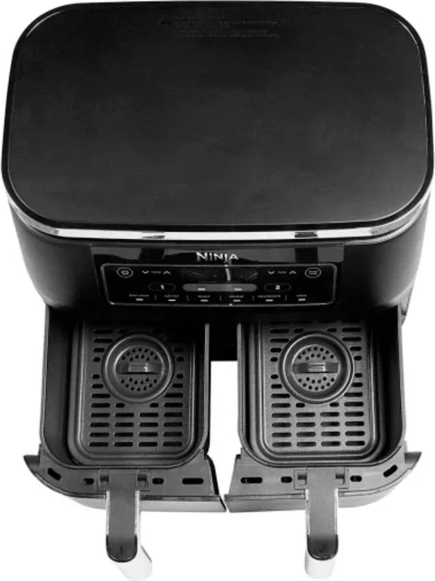 fritezë me ajër të nxehtë, Ninja, AF300EU, 7.6L (2x3.8L), 2470W, 6 programe, 2 zona të pavarura, e zezë
