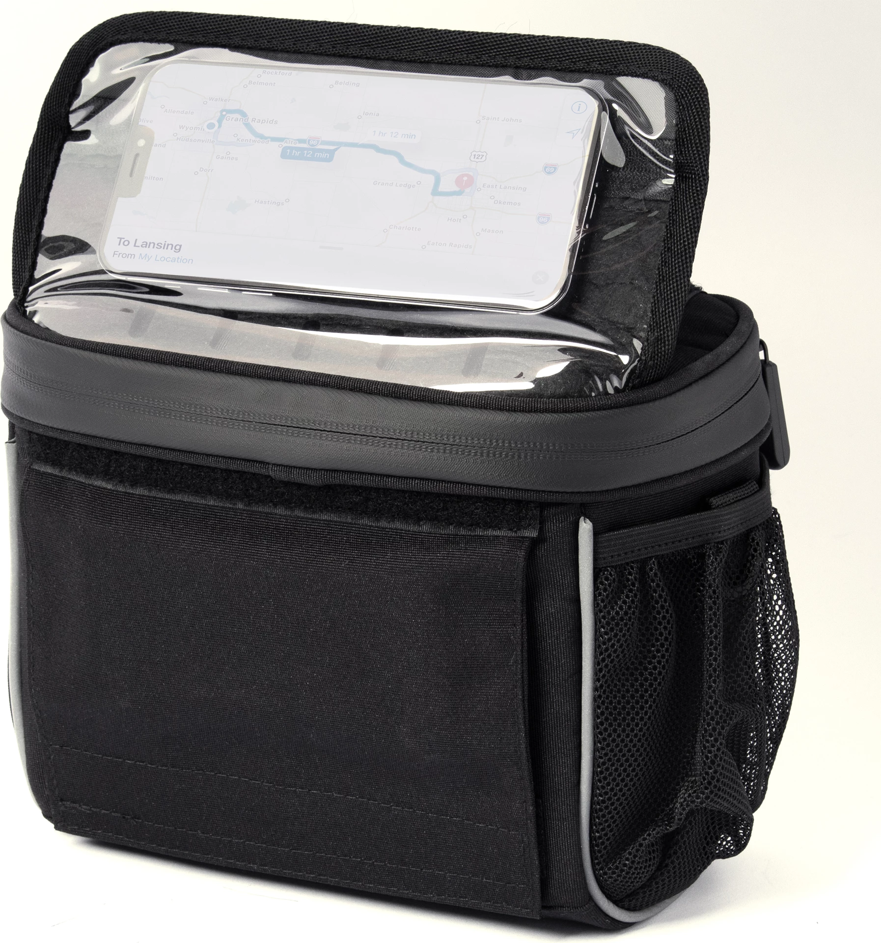 Çantë timoni/shpatulle për biçikletë Wozinsky WBHBB-01, 4L, e zezë