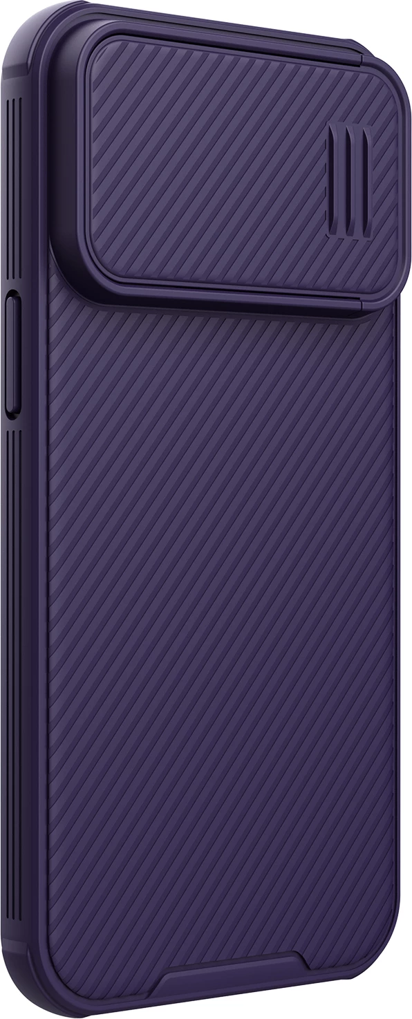 Mbështjellës Nillkin CamShield S Case për iPhone 14 Pro Max, me kapak kamere, vjollcë