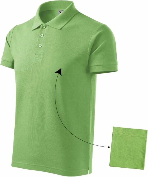 Maicë polo për meshkuj Adler, MLI-21239, e gjelbër