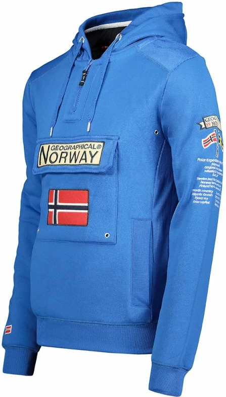 Duks për meshkuj Geographical Norway GYMCLASS MEN CAMO 100, blu