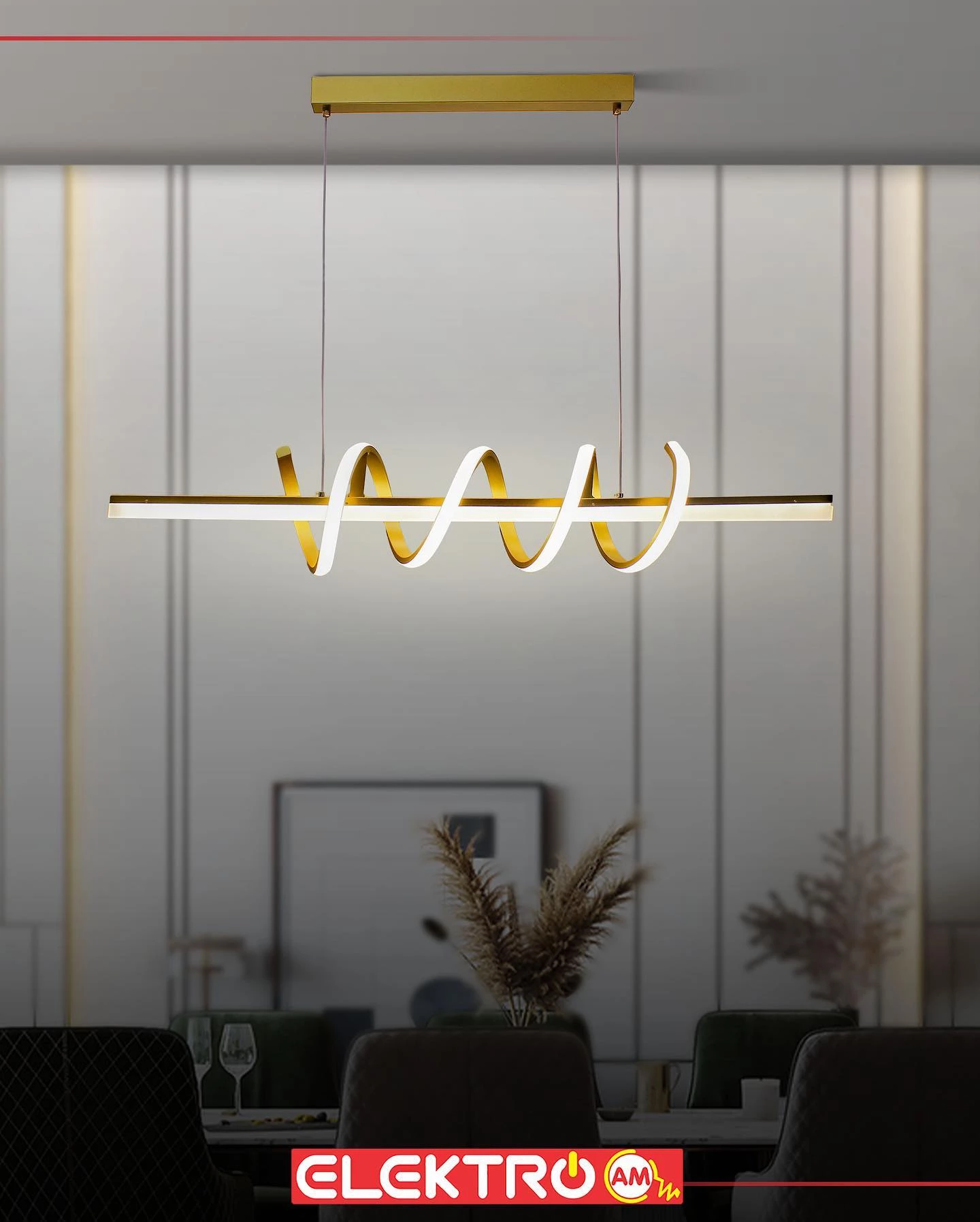 Abazhur LED linear 8131 GD