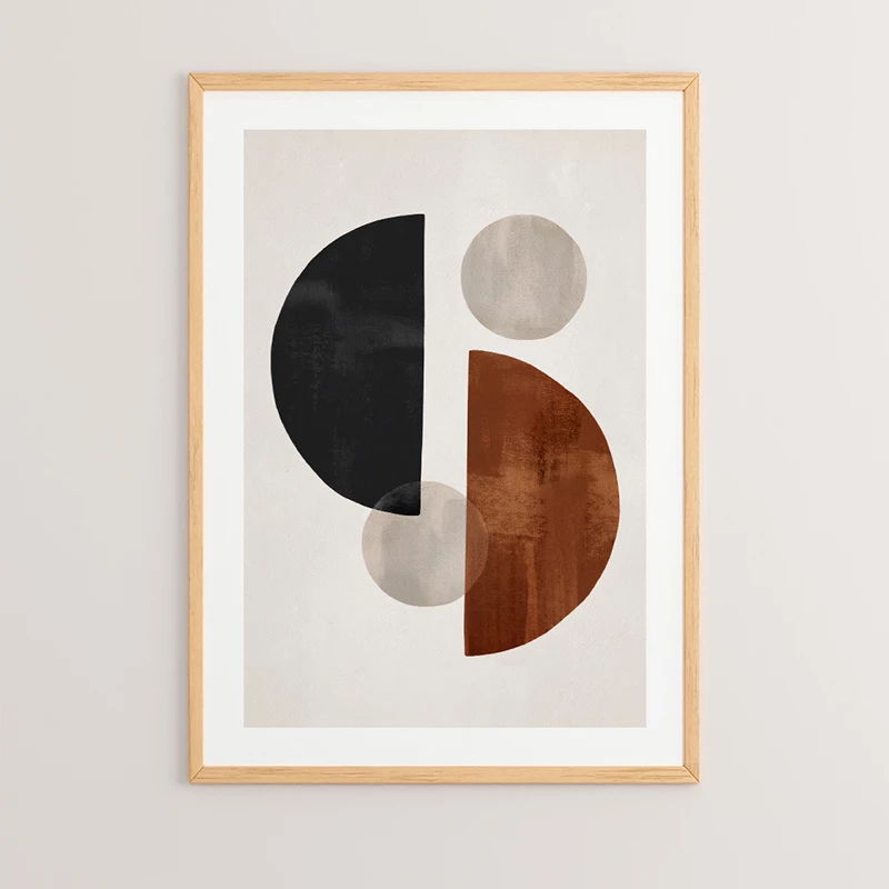 Pikturë muri në kornizë Cana, print digjital, shumëngjyrëshe, 33x1.5x48cm