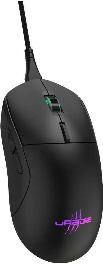 Maus gaming uRage Reaper 250, me kabllo, 6200 DPI, 6 butona, i zi