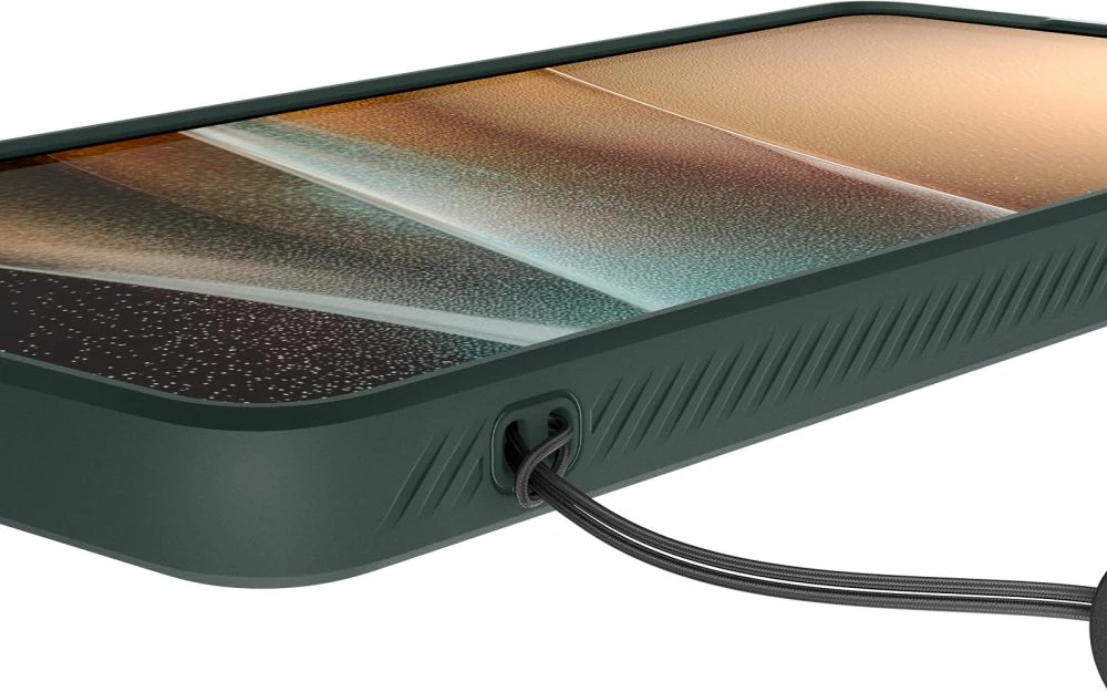Mbështjellës Spigen Liquid Air Mag MagSafe për Samsung Galaxy S26 Ultra, kompatibil MagSafe, ngjyrë jeshile, 1 copë