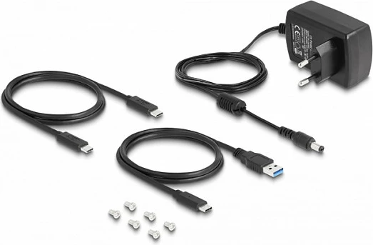 Docking station DeLOCK për U.2 SSD, USB-C 3.2 Gen2 10Gbps, e zezë