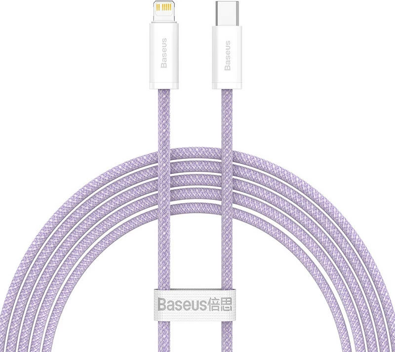 Kabllo USB-C në Lightning Baseus Dynamic Series CALD000105, 2m, vjollcë