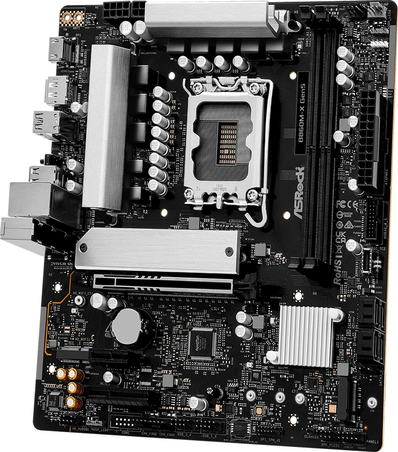 Pllakë amë ASRock B860M-X Gen5, LGA1851, mATX, 2x DDR5, e zezë, set me aksesorë