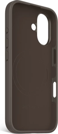 Mbështjellës Decoded AntiMicrobial Silicone me MagSafe për iPhone 16, Kafe e errët