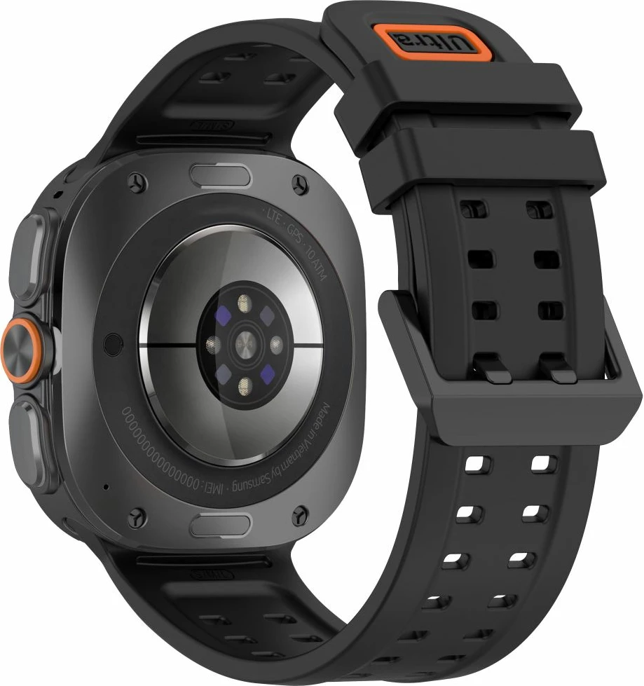 Rrip silikoni Tech-Protect Silicone Air për Samsung Galaxy Watch Ultra 47mm, 1 copë, i zi