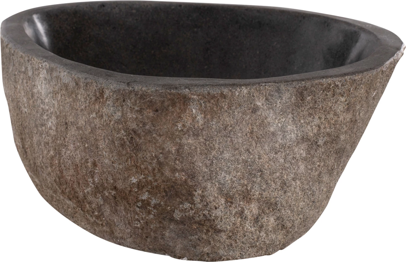 Lavaman guri i gdhendur, ngjyrë gri, 40x40x20H cm, FH7807