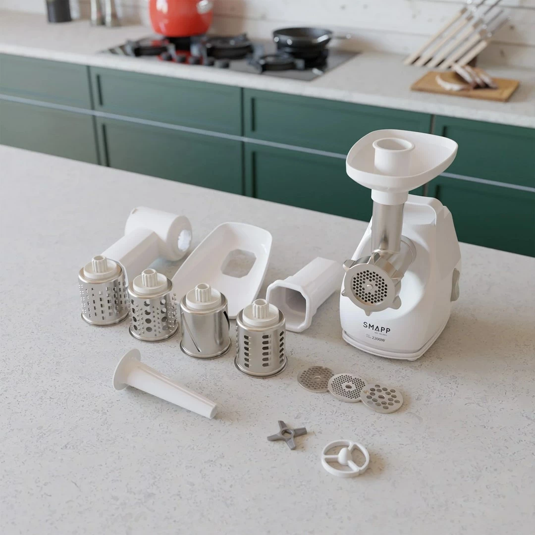 Makinë grirëse SMAPP 490.81, 2200 W, Bardhë