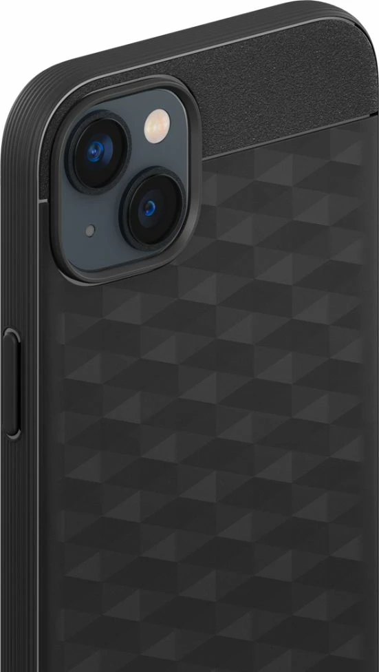Mbështjellës Caseology Parallax Mag për iPhone 14 Plus, MagSafe, i zi mat