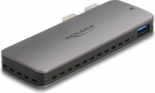 Kasë për SSD DeLOCK USB 3.2 Gen 2, M.2 NVMe/SATA, për PlayStation 5, e zezë