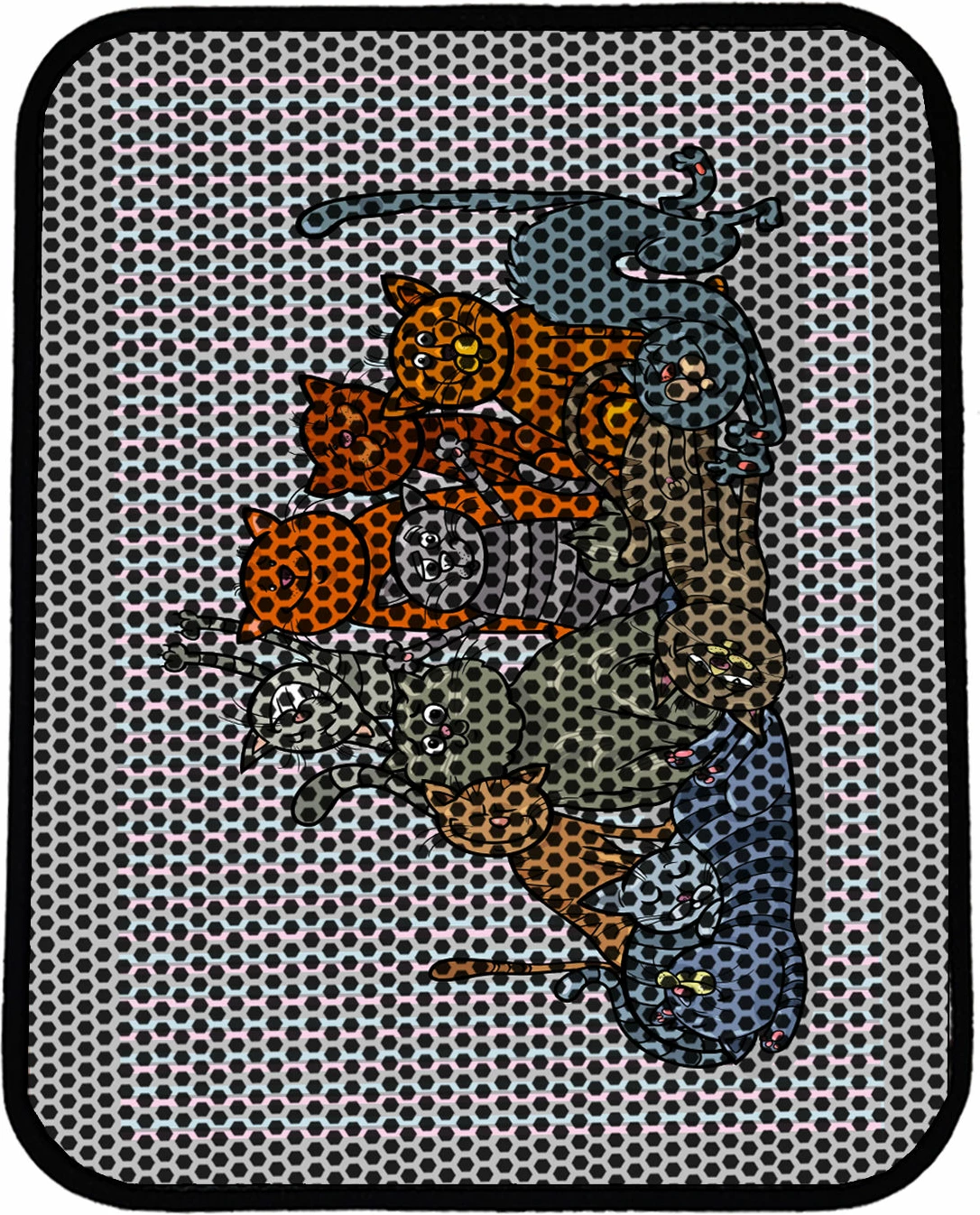 Tapet për rërë maceje, shumëngjyrësh, Paws & Whiskers, Nrszn0013