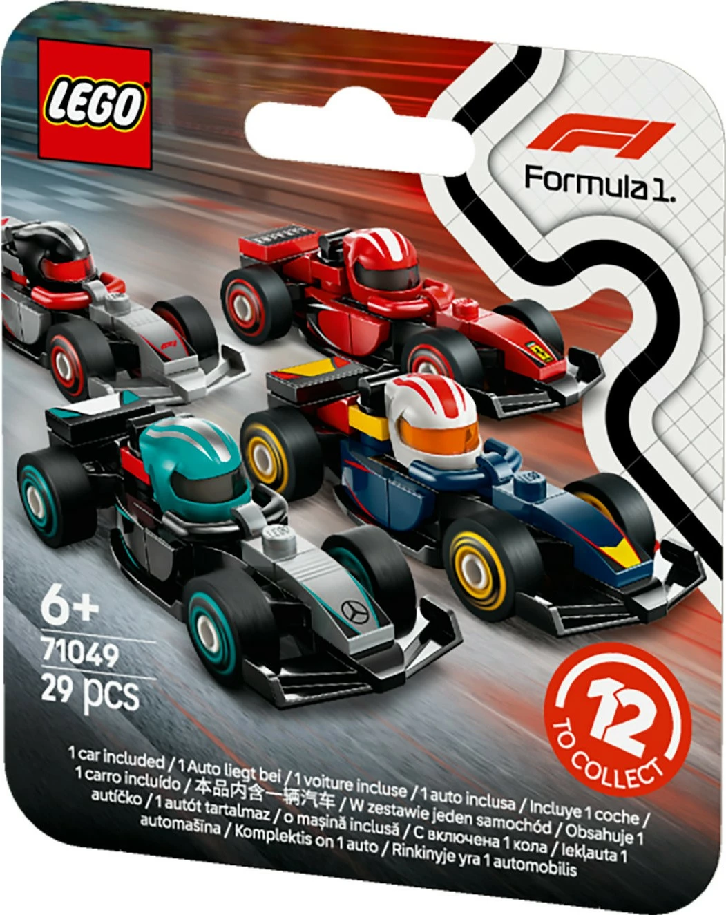 Set ndërtimi LEGO F1 71049, 29 pjesë, shumëngjyrëshe